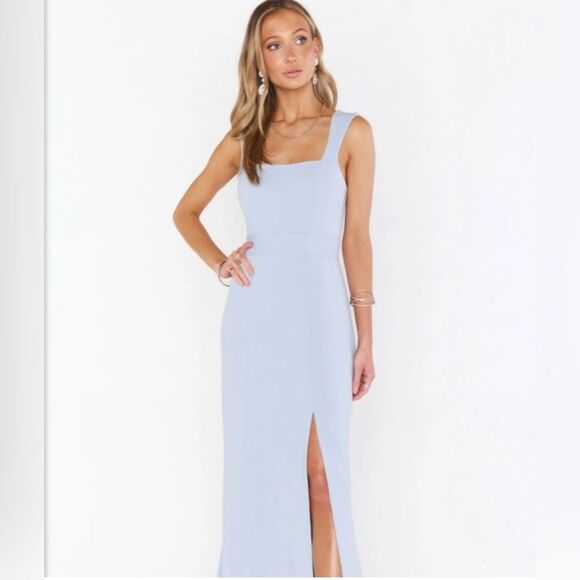 Show Me Your MuMu  Paris Gown bridesmaid dress L Women’s Blue - Picture 1 of 13